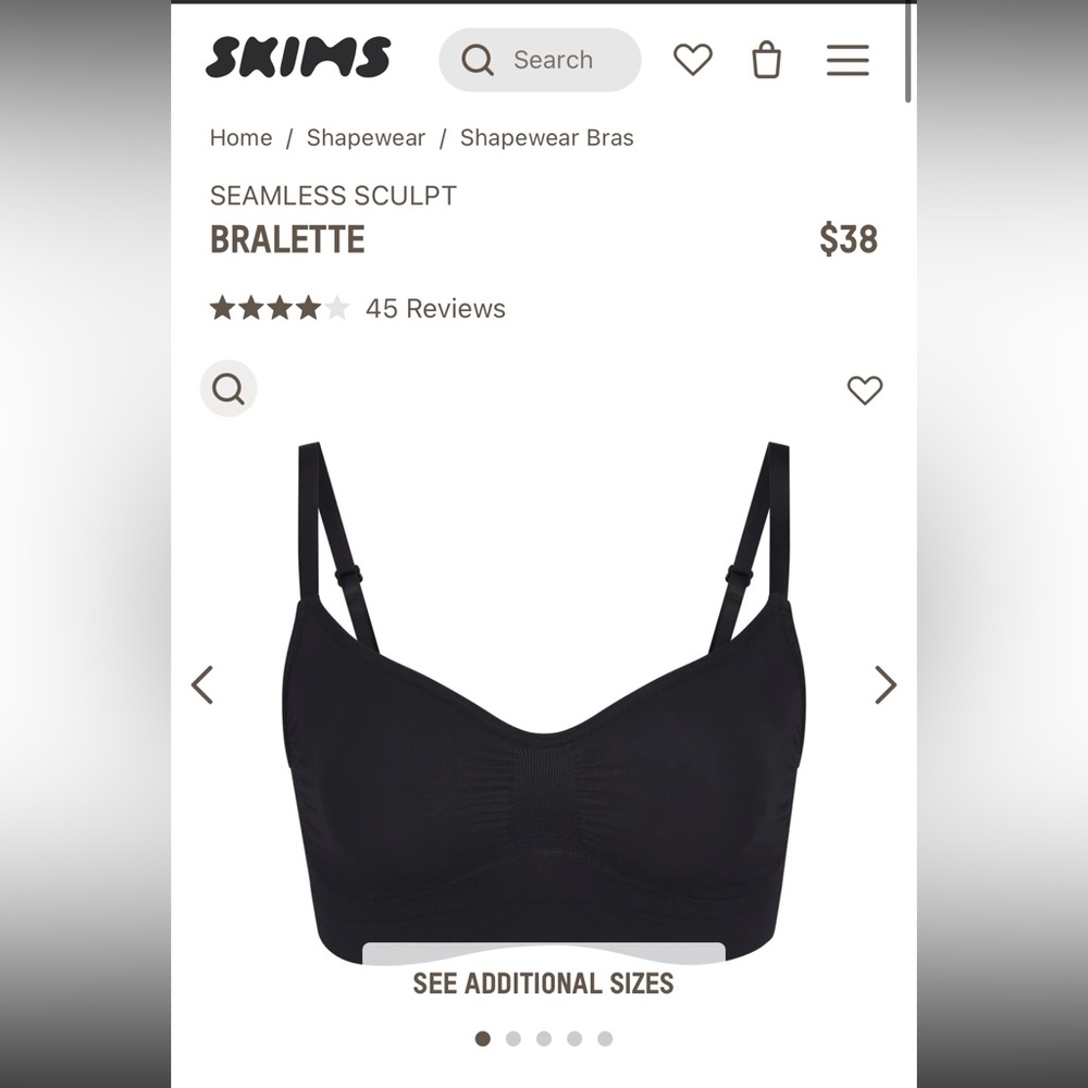SKIMS Seamless Sculpt Bralette